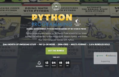 p.....a - #programowanie #python
Zostało tylko 13 dni
Humble Book Bundle - Python P...