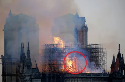 Montago - Czy w ogniu płonącej katedry Notre-Dame ukazał się Jezus Chrystus? 
Tak pr...