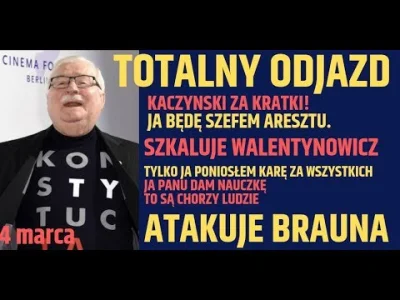 szkorbutny - Lech Wałęsa atakuje Brauna w Gdańsku "Kaczyński za kratki, to są chorzy ...