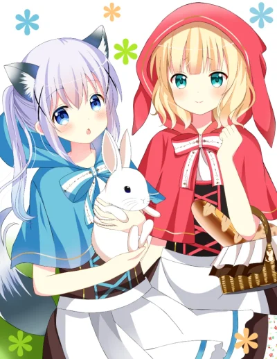 BlueFeather - #randomanimeshit #kemonomimi #nekomimi #gochuumonwausagidesuka #chinoka...