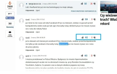 hubertgelg - Zaciekawił mnie komentarz typu spam z zerową liczba negatywów. Jak takie...