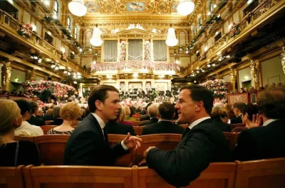 arsaya - Kanclerz Austrii i Premier Holandii na Koncercie Noworocznym w Wiedniu
#fot...