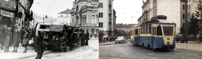W.....c - Zdjęcie po lewej przedstawia wypadek, jaki miał miejsce w Lwowie 16 kwietni...