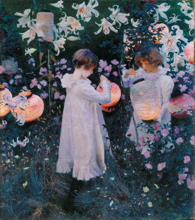 kwiatencja - John Singer Sargent 'Carnation, Lily, Lily, Rose'