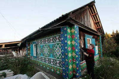 kurkuma - #ciekawostki #architektura #rosja #art
 W wiosce Kamarczaga (80 kilometrów...