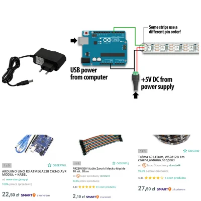 TheBloody - Czy taki koszyk na allegro da radę zasilić 2 metry paska LED #ws2812 b? m...