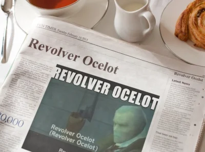 Merolka - Revolver Ocelot
Revolver Ocelot 
#revolverocelot 
SPOILER