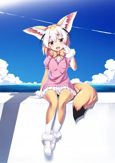 l.....f - #randomanimeshit #kemonofriends #fennec #kemonomimi #kitsunemimi #zakolanow...