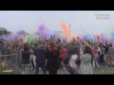 A.....o - Festiwal Kolorów - Białystok 20.06.2015 - ostatnie wyrzucenie proszku o god...