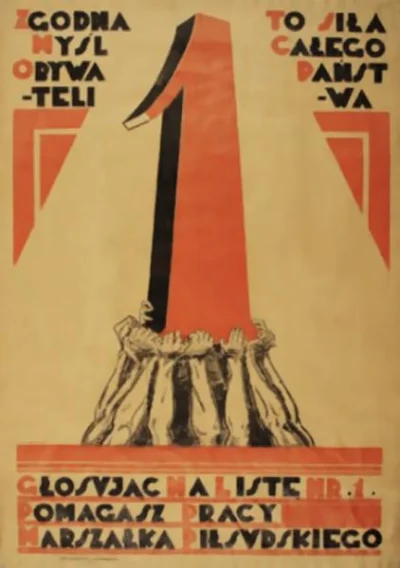 Harasim - Plakat wyborczy z 1919 r. 
#historia #4konserwy