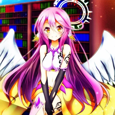 M.....r - #randomanimeshit #aniol #nogamenolife #jibril 
( ♥ ◡ ♥ )