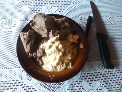 anonymous_derp - Dzisiejszy obiad: Duszona wołowina, jajecznica z 4 jaj.

#jedzenie...