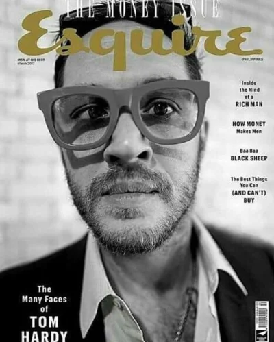 ColdMary6100 - Tom Hardy w obiektywie Grega Williamsa na nowej okładce magazynu Esqui...