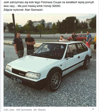 kuba - polski delorean (⌐ ͡■ ͜ʖ ͡■) #motoryzacja #polonez #samochody :D