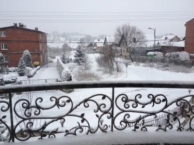 D.....r - Śnieżek z rana. #katowice #gop #myslowice #snieg