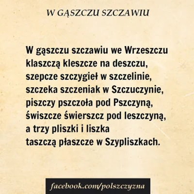 pogop - Czytaj to na głos XD

#jezykpolski #heheszki #gimnastykabuziijezyka