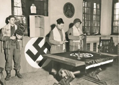 rebel101 - Żydzi służący w amerykańskiej armii odprawiają modły w mieszkaniu Goebbels...