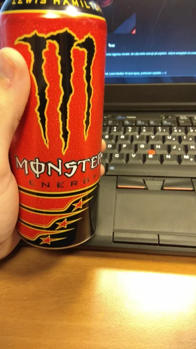 M.....k - #tysiacwypitychenergetykow 
982 - 1 = 981 
#monster #energydrink 
#!$%@?...