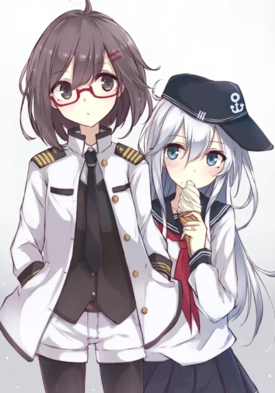 z.....s - #randomanimeshit #kantaicollection #admiral #femaleadmiral #hibiki #meganek...