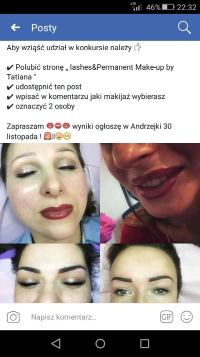 f.....7 - Konkurs na Facebooku. 152 zgłoszenia... Dziewczyny! Czemu robicie sobie tak...