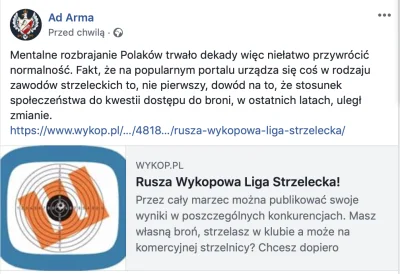 L3stko - Ad Arma pisze o nas. ( ͡° ͜ʖ ͡°)=ε/̵͇̿̿/'̿̿ ̿ ̿ ̿ ̿ ̿

#wykop #bron #strze...