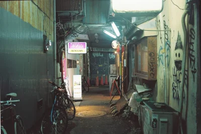 Lookazz - > "Back Alley, Tokyo Japan, GW690III 90 mm, Portra 800" by scamphampton in ...