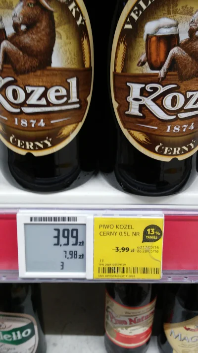 sheep17 - Taka promocja w #tesco na kozła że aż se 5 wziąłem. Bo lubie.

#promocja #p...