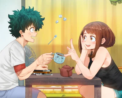 bakayarou - #randomanimeshit #bokunoheroacademia #izukumidoriya #ochakouraraka #anime...