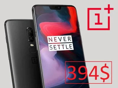 sebekss - Tylko 394$❗za flagowca OnePlus 6 w wersji 6/64 GB
Najniższa cena w histori...