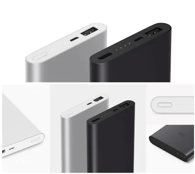 eternaljassie - Original Xiaomi Ultra-thin 10000mAh Mobile Power Bank 2 - SILVER w do...