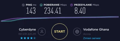 Camis - Niby Afryka ale leci ponad 200mbps, jak używałem TOR w 2011 na początku to pr...