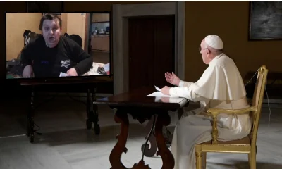 No_mad - Papież Franciszek w trakcie video- konferencji z przedstawicielem Bombasu
#...