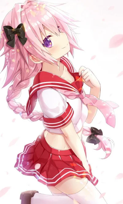 Smuffiasty - #randomanimeshit #astolfo #fate #fateapocrypha #crossdressing #zakolanow...