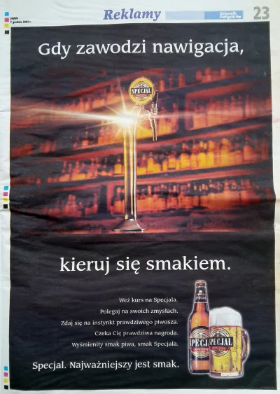 tomilipin - Reklama piwa Specjal

źródło: Dziennik Bałtycki, 7 grudnia 2001
#piwo ...