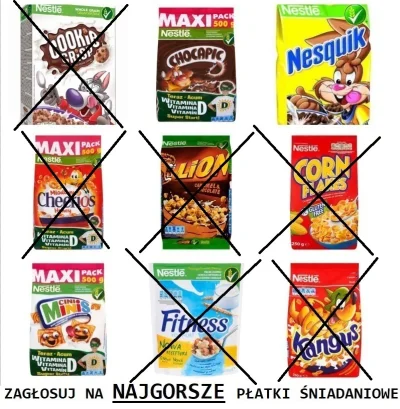 oba-manigger - Witam. Jako szóste płatki śniadaniowe odpadają płatki Cookie Crisp któ...