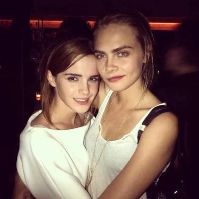 krzysssss - #caradelevingne #emmawatson