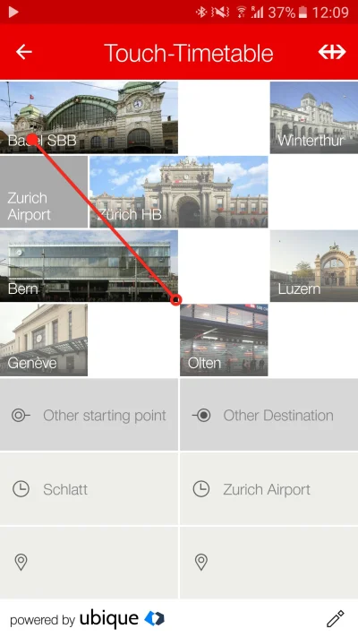 watir - Aplikacja kolei w #szwajcaria ma zajebista opcje touch timetable która pozwal...