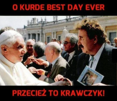 karcioszka - #humorobrazkowy #krawczyk #teamkrawczyk #papiez #heheszki #memy