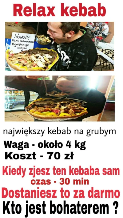 Bulka_kajzerka - Podejmuje sie ktos? ( ͡° ͜ʖ ͡°)
#kebab #radzymin #bydlak #foodporn