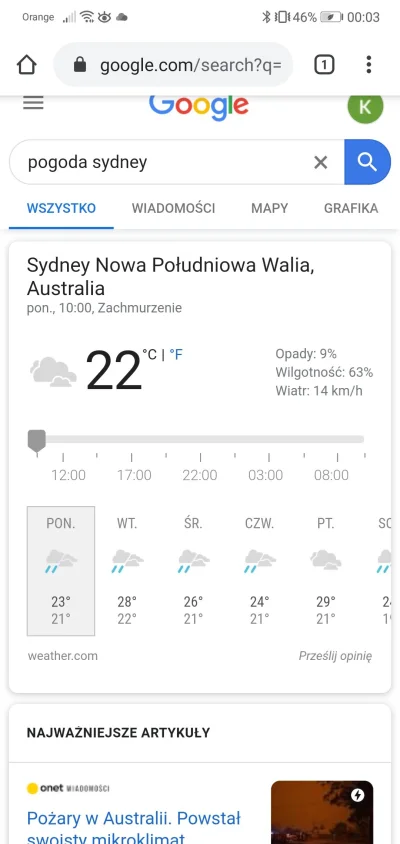 Badyl69 - #australia #pozar #sydney #pogoda
Czytam o tych 50 stopniach, fali upałów a...