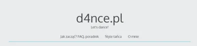 t.....4 - Siema taneczne świry!
Poszerzam powoli bloga d4nce.pl, będzie co nieco por...