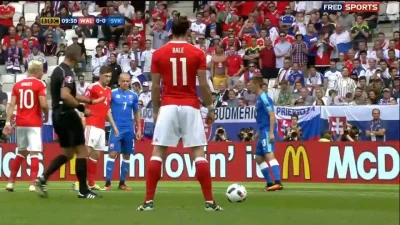 Minieri - Bale, Walia - Słowacja 1:0
#mecz #golgif