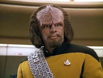 kopalina - @kulmegil: Przecież to kuzyn Worfa od Klingonów