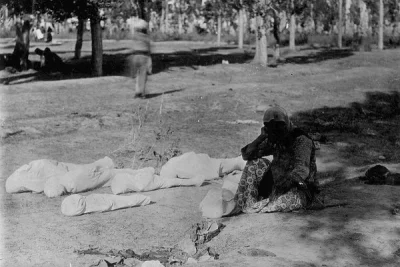 HaHard - Rozpaczająca matka siedzi przy ciałach zabitych dzieci. Ludobójstwo Ormian.
...