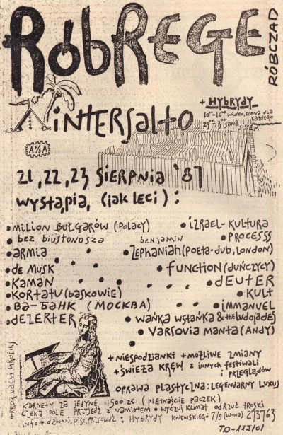bred_one - Plakat III Grand Festival Róbrege, odbywającego się w Warszawie, w namioci...
