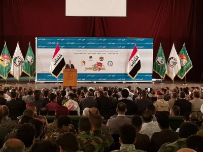p.....u - Abadi w ostatnim wystapieniu zapewnia o pelnym wsparciu PMU przez Iracki rz...