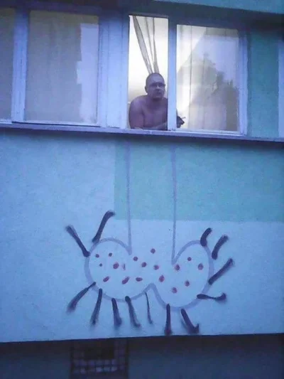 R2D2zSosnowca - To musi być jeden z tych ulubionych sąsiadów #heheszki #streetart