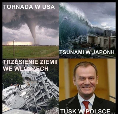 Pinius - #tusek #premier #humor #smieszneobrazki



4 największe kataklizmy