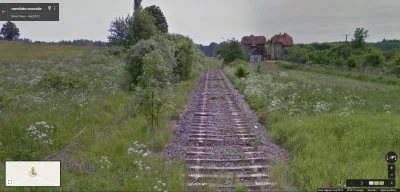 pogop - Nieczynna stacja kolejowa stojąca przy rozebranym torowisku - miejscowość Tol...