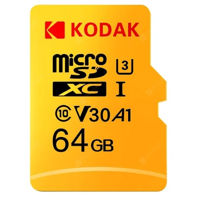 n____S - Kodak U3 A1 V30 64GB MicroSD Card - Gearbest 
Cena: $9.99 (37,98 zł) 
LINK...
